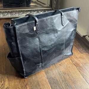 BEIS Black Large work tote